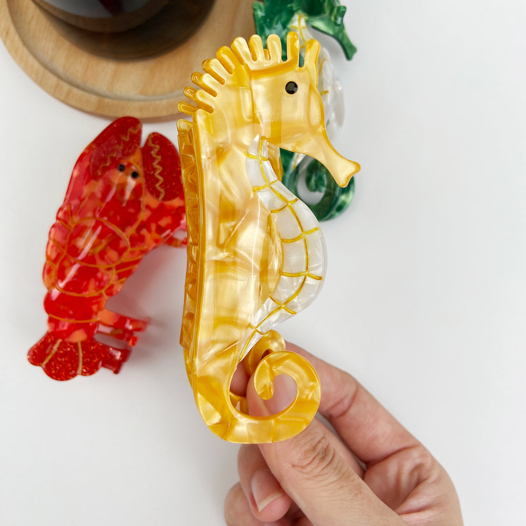 Acetate Ocean Series Animal Hair Clips