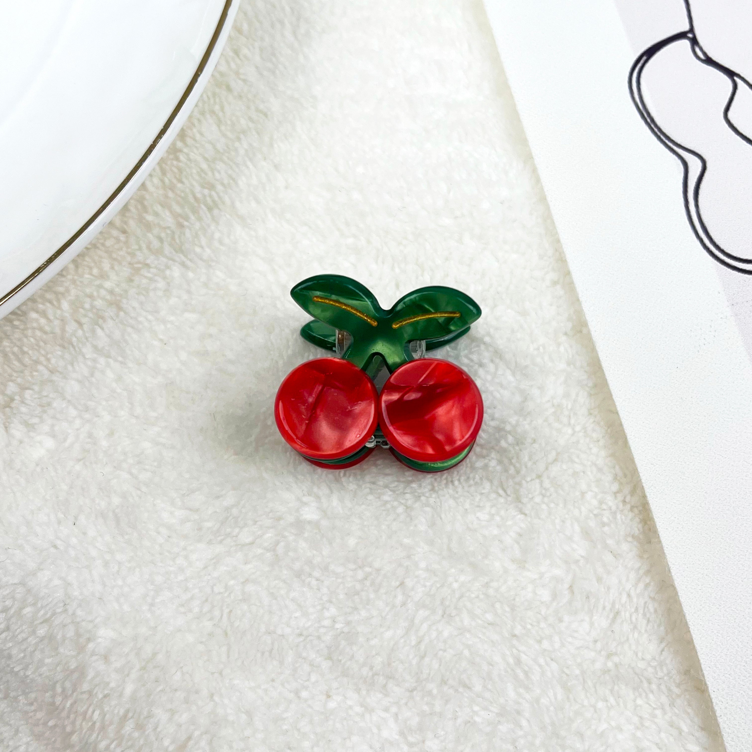 Acetate Fruit Small Hair Clip Cute Mini Claw Clip
