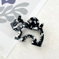 Cute puppy hollow hair claw clip