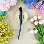 Cute Cat Claw Black Sandalwood Hairpin Long Wooden Hairpin