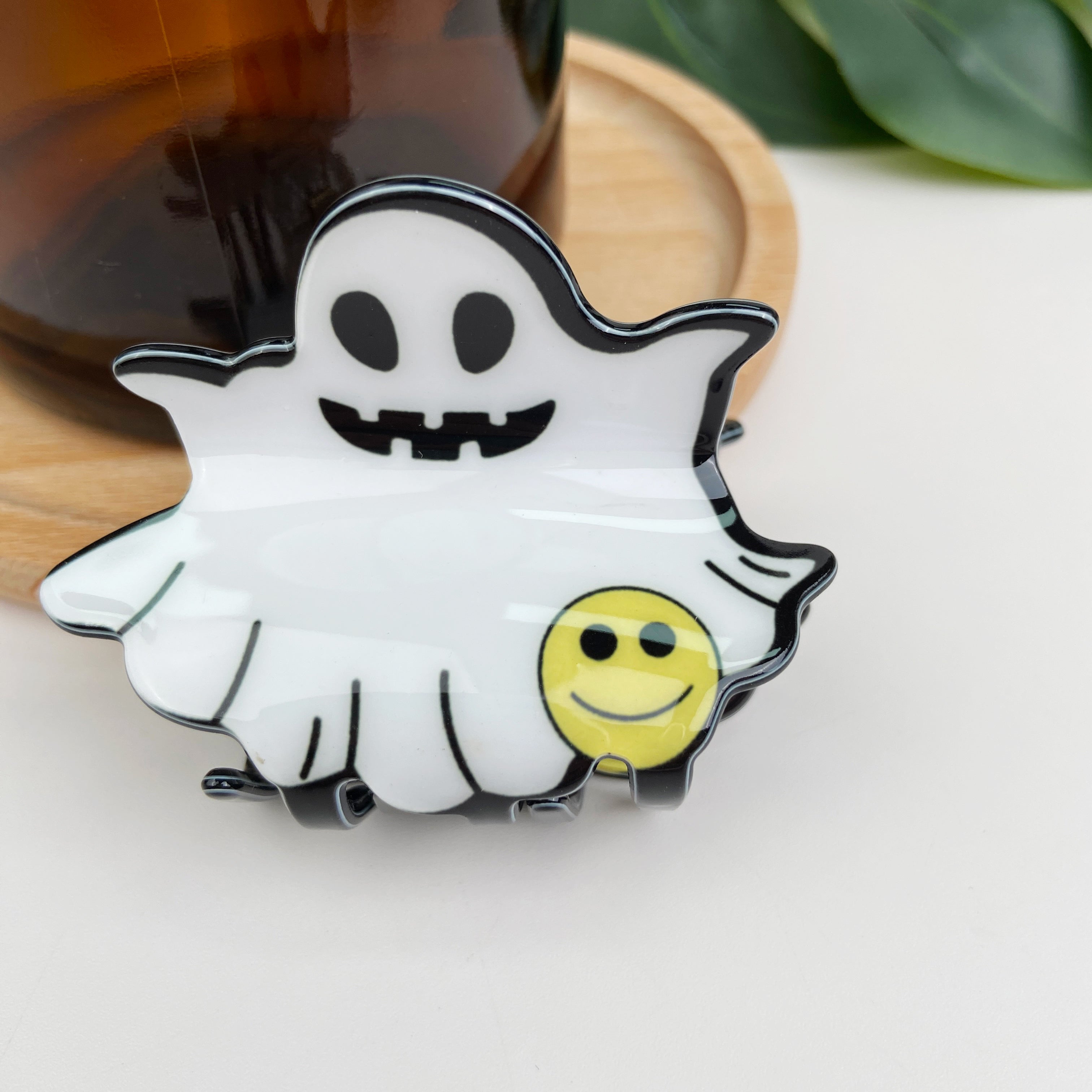 halloween ghost hair clip