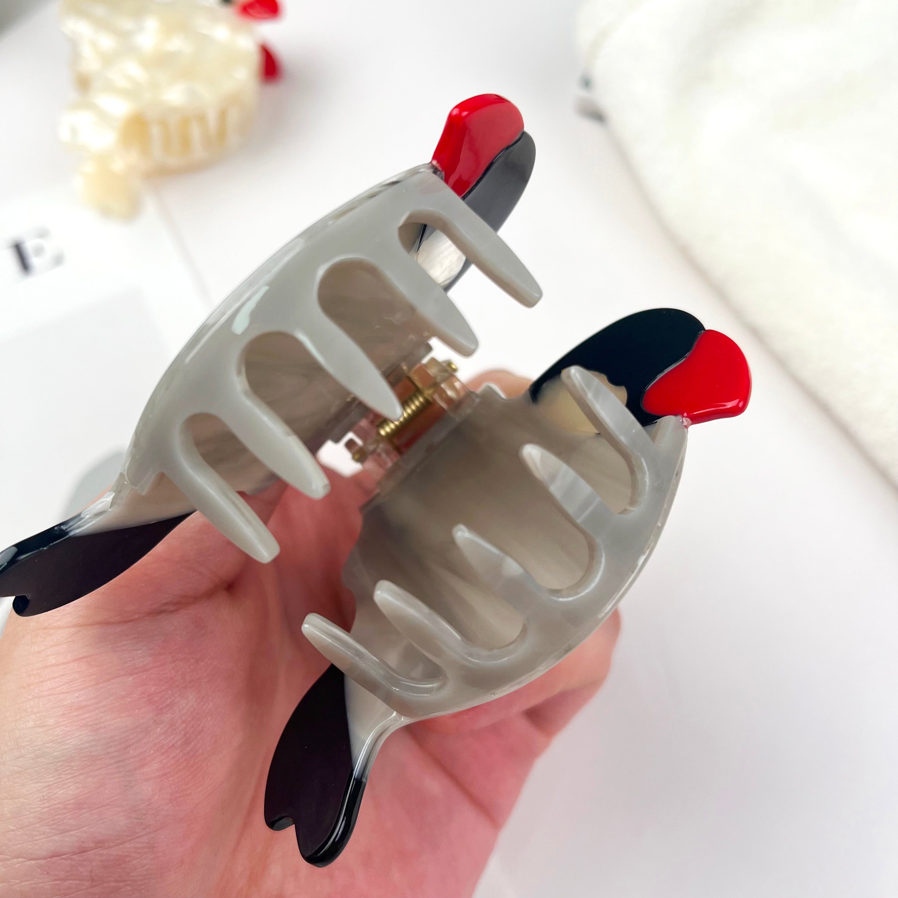 Acetic Acid Cute Animal Peace Dove Hair Claw Clip