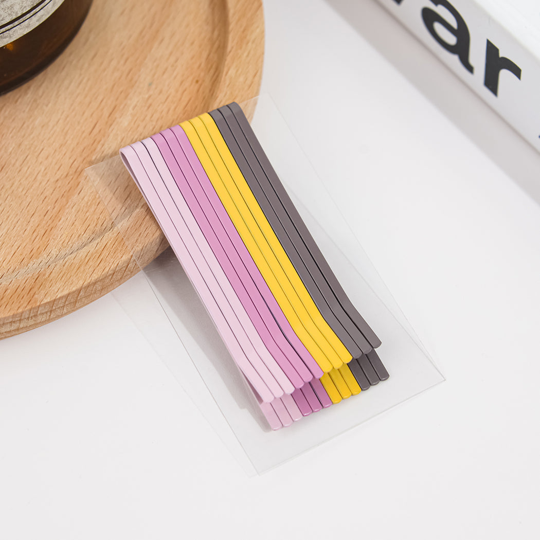 12PCS Candy Color Bobby Pins