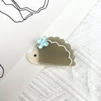 Small animal duckbill clip hedgehog flower hair clip