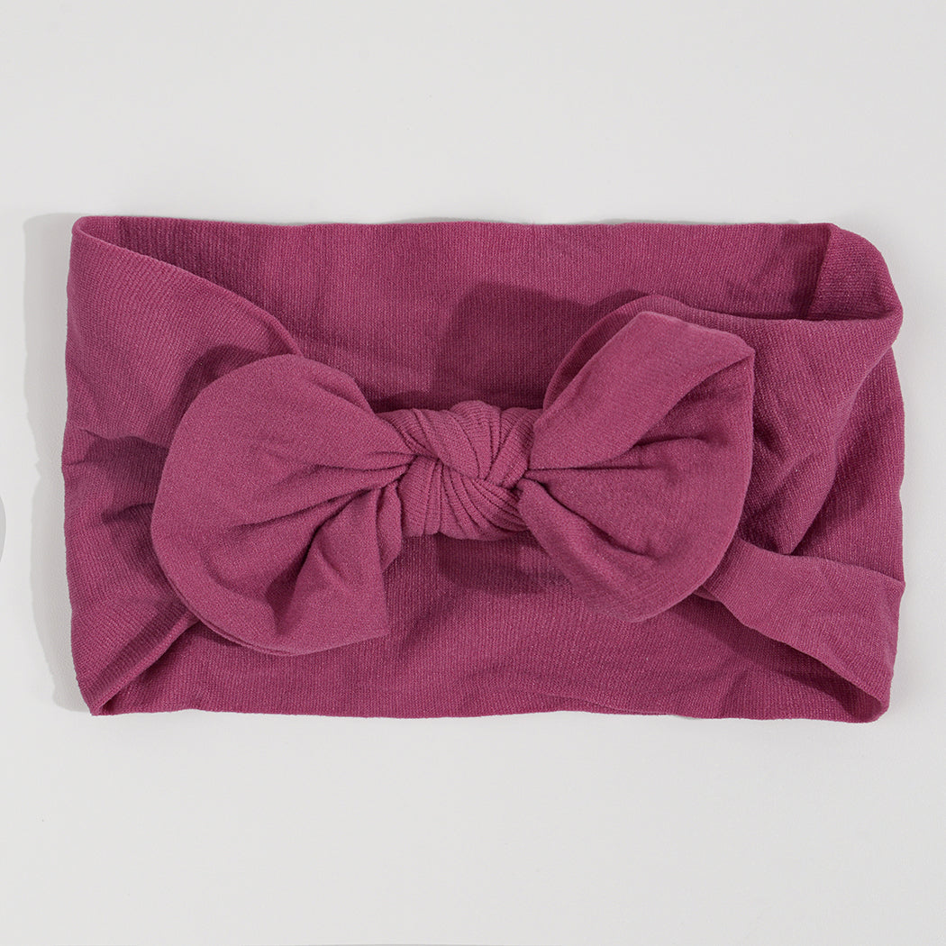 Tie-on headwrap, Bow Headband, Baby Shower