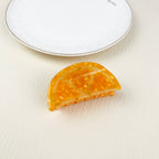 Acetate Orange Banana Hair Clip Fruit Series Claw Clips