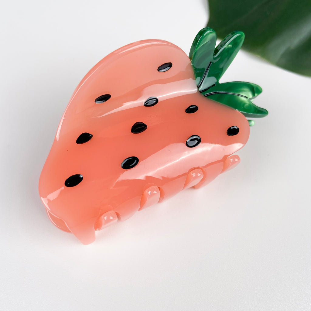 Vegetable Clamp Cherry Apple Shark Clamp Light Luxury Hair Claw Clip