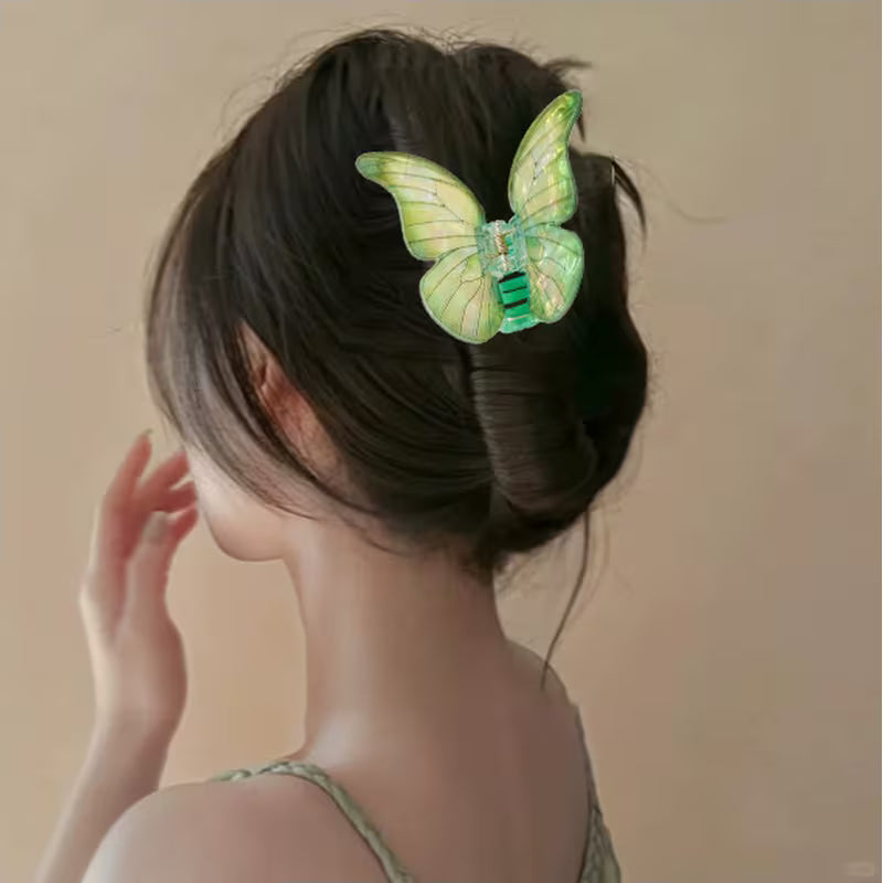Butterfly Barrettes Loose Clip Shark Clip