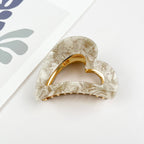 Acetate Love Hair Clip Metal Claw Clip Valentine's Day