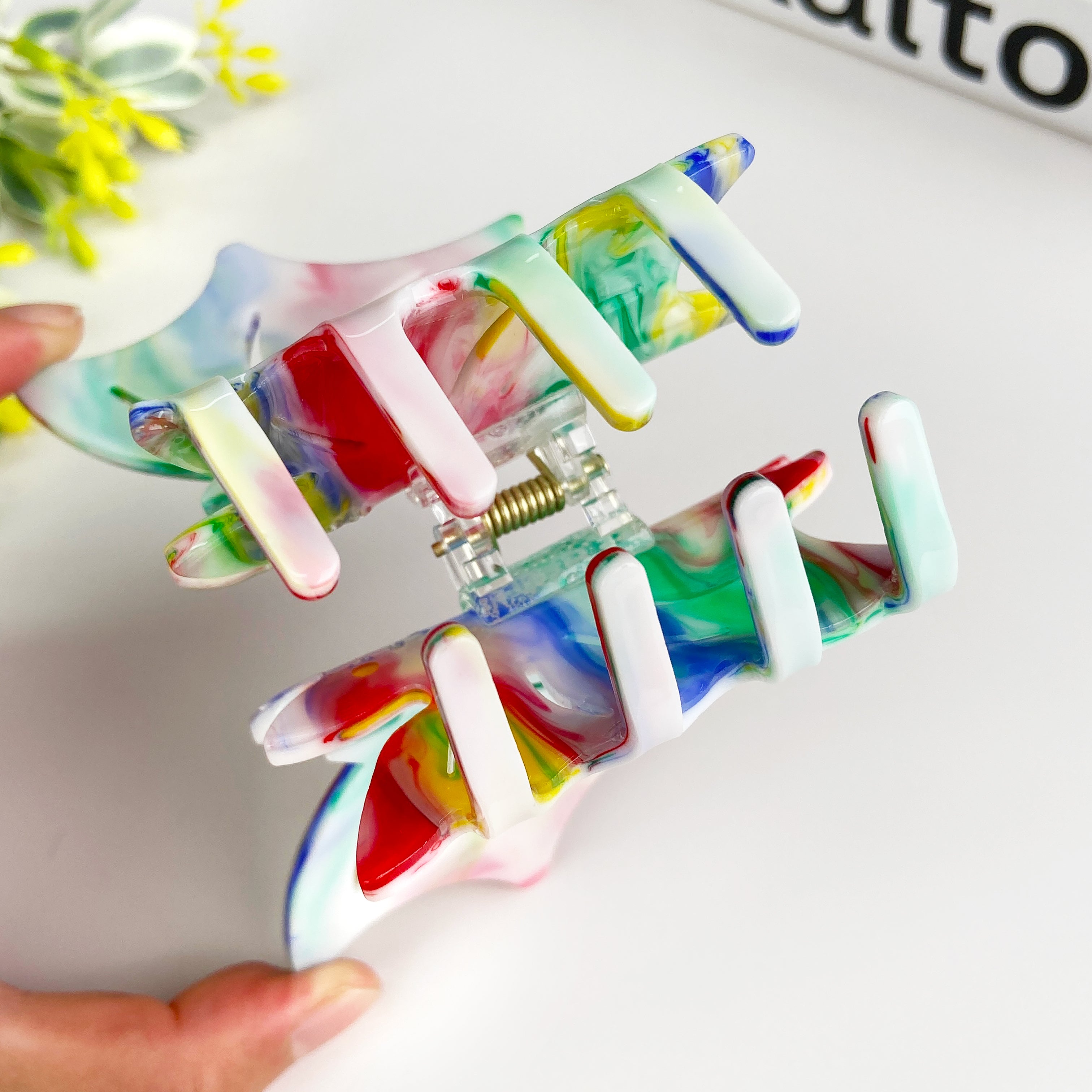 Colorful Bat Hair Clips Halloween