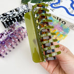 Acetate Vintage Oil Painting Hair Clip