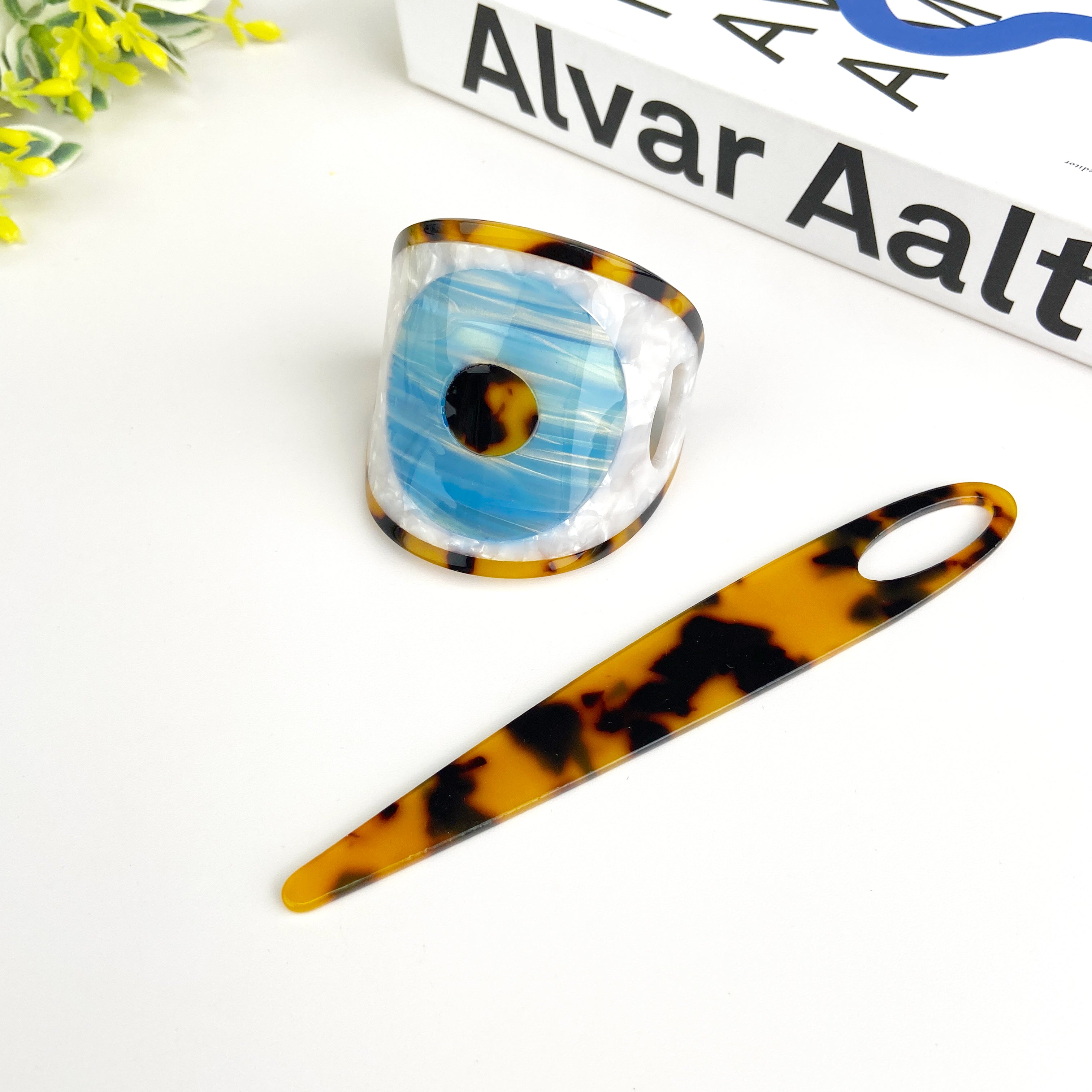 Acetate tortoise shell hairpin