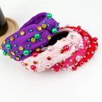 Valentine's day diamond-encrusted headband pearl headband