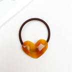 Acetate love hair tie spring sweet hair ties