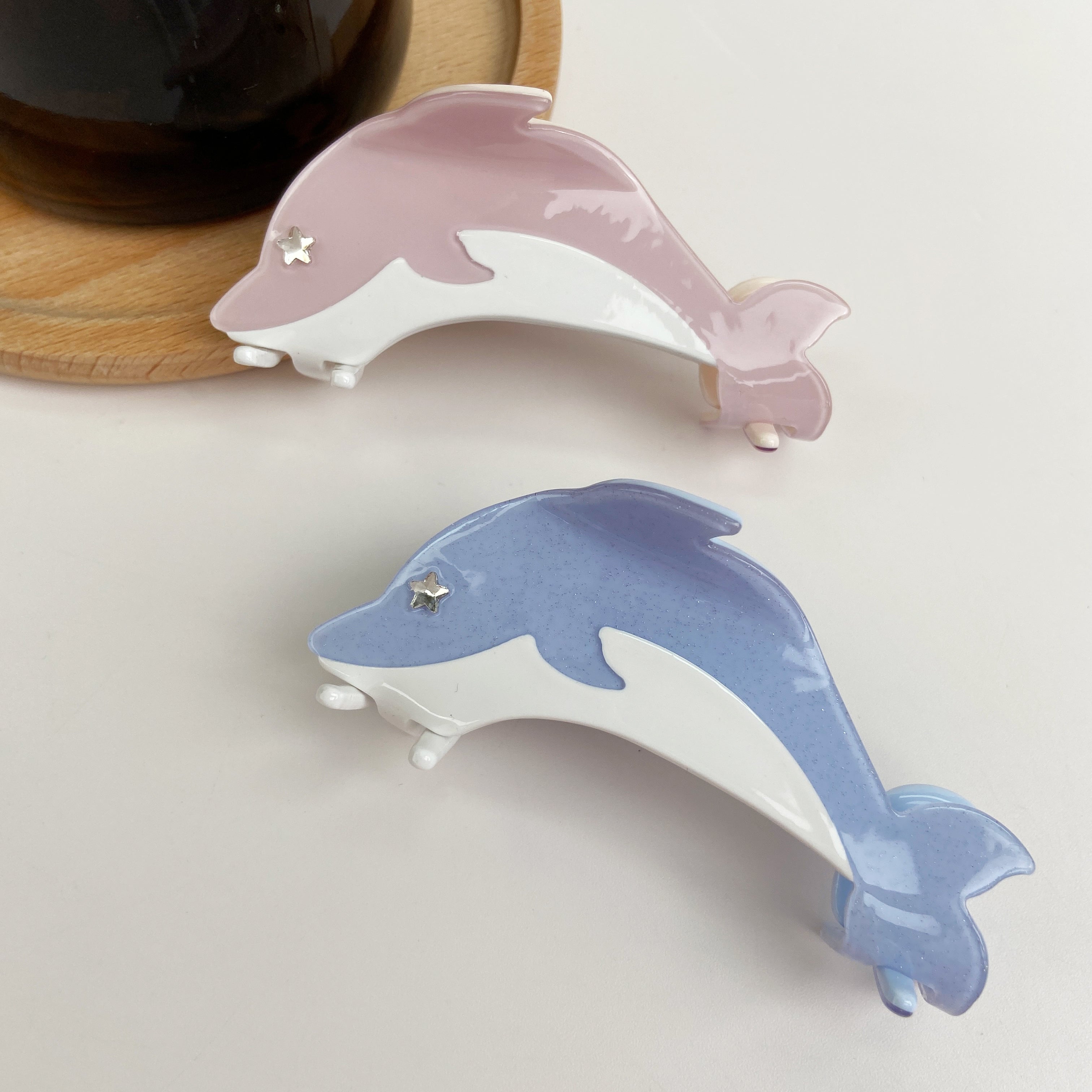 Acetate Dolphin Hair Clip