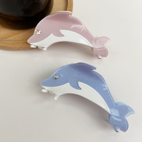 Acetate Dolphin Hair Clip