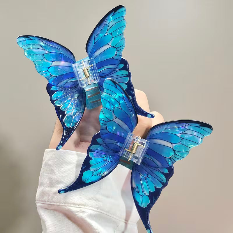 Butterfly Barrettes Loose Clip Shark Clip