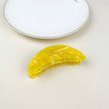 Acetate Orange Banana Hair Clip Fruit Series Claw Clips