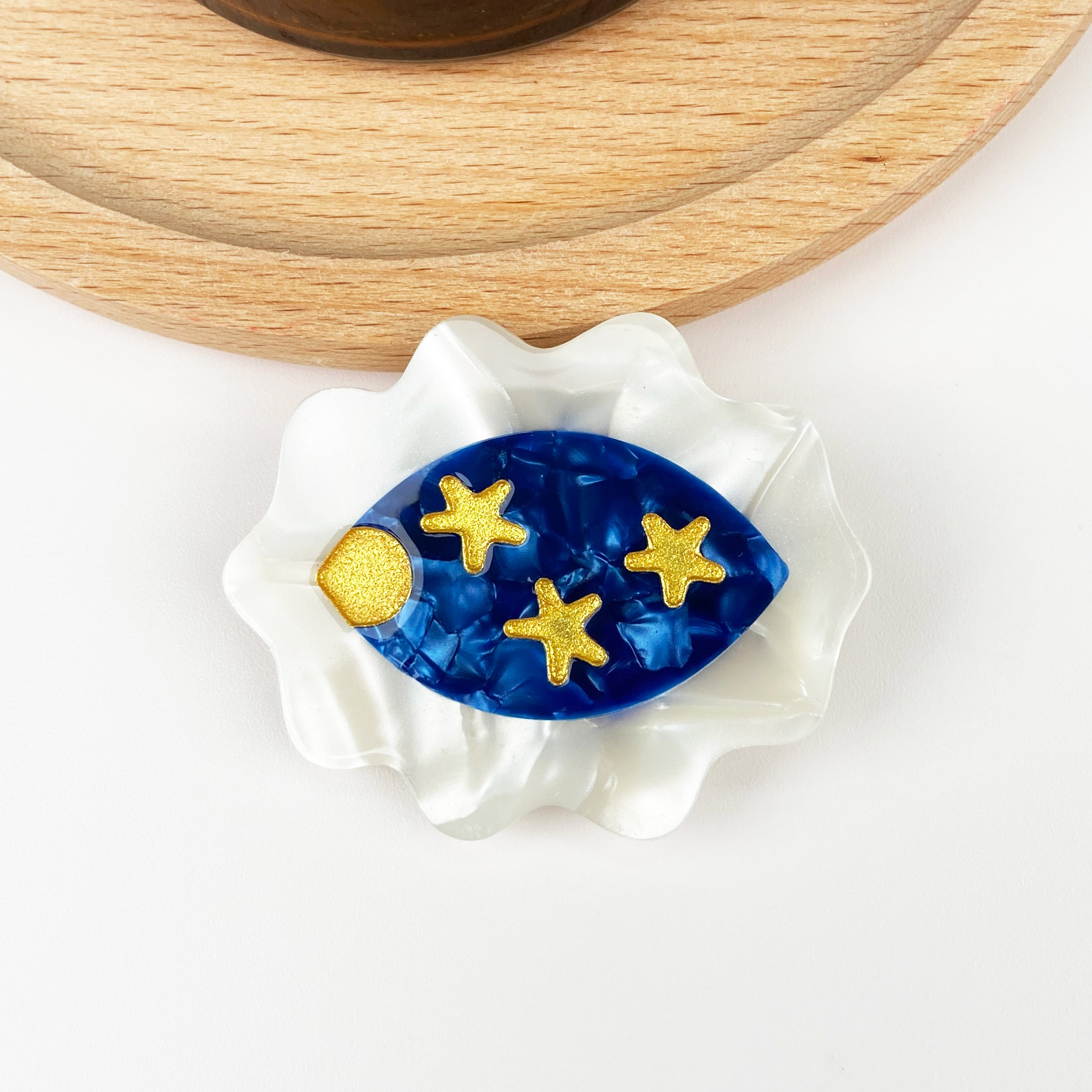 Mysterious Fantasy Crystal Ball Star Mushroom Acetate Duckbill Clip