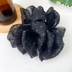 Cloud Sequin Seersucker Hair Clip