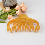 Large Lazy Transparent French Hair Claw Clip