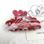 Large Peacock Hair Clips Animal Claw Clip Valentine's Day
