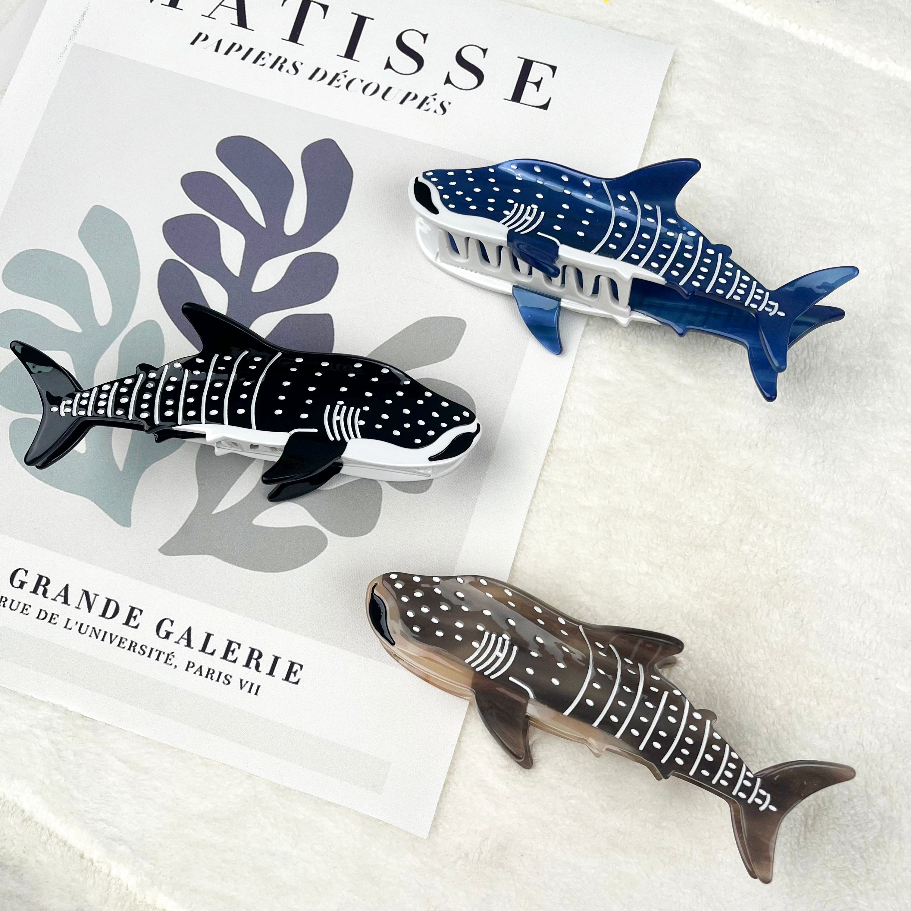 Whale hair clips Shark claw clip animal series