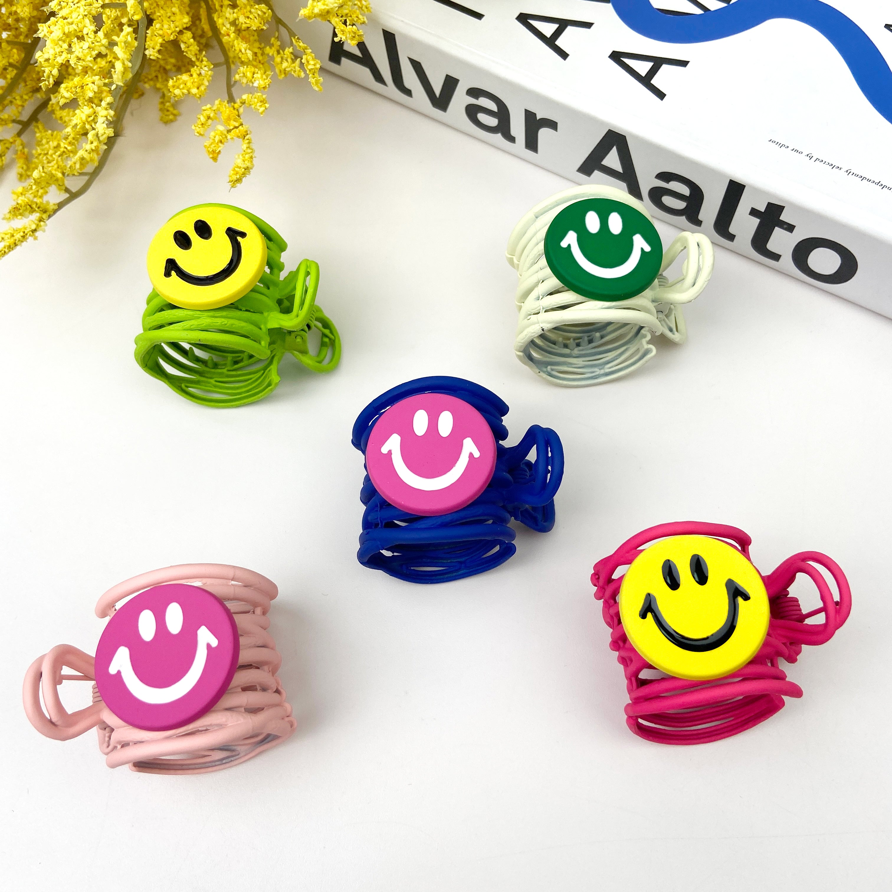 Cute Smiley Colorful Small Clips