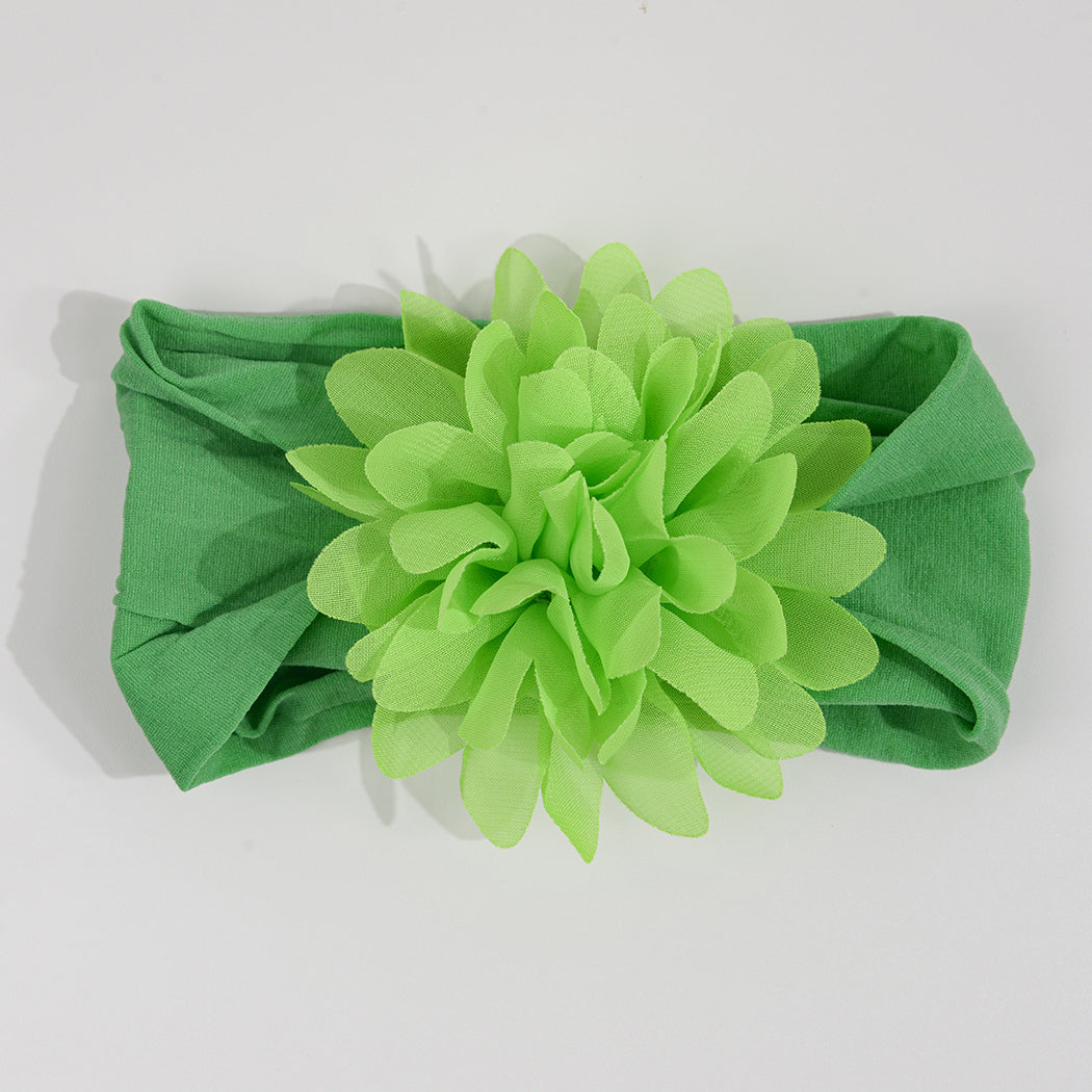 Flower Baby Headwrap Nylon Bow