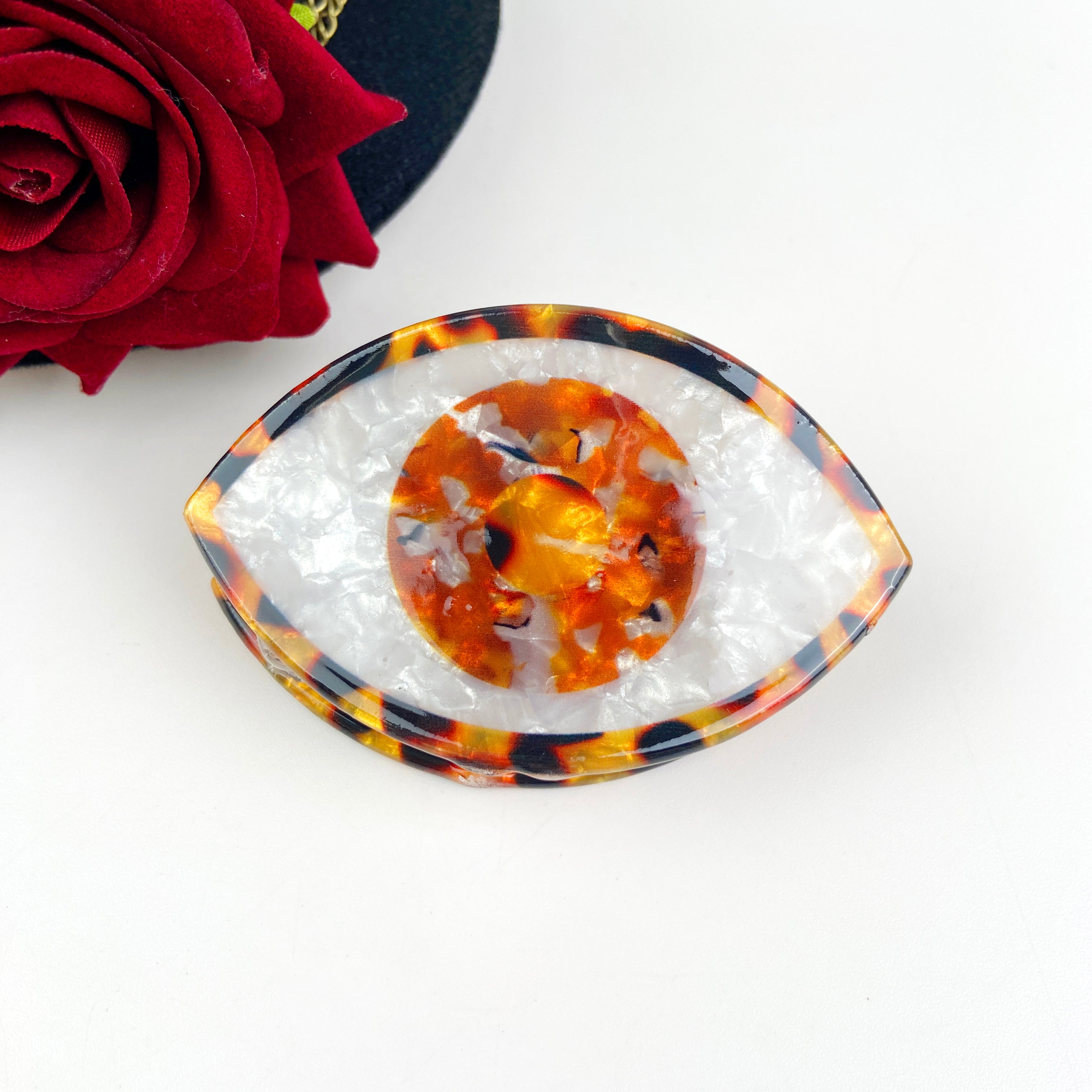 Evil Eye Hair Claw Clip