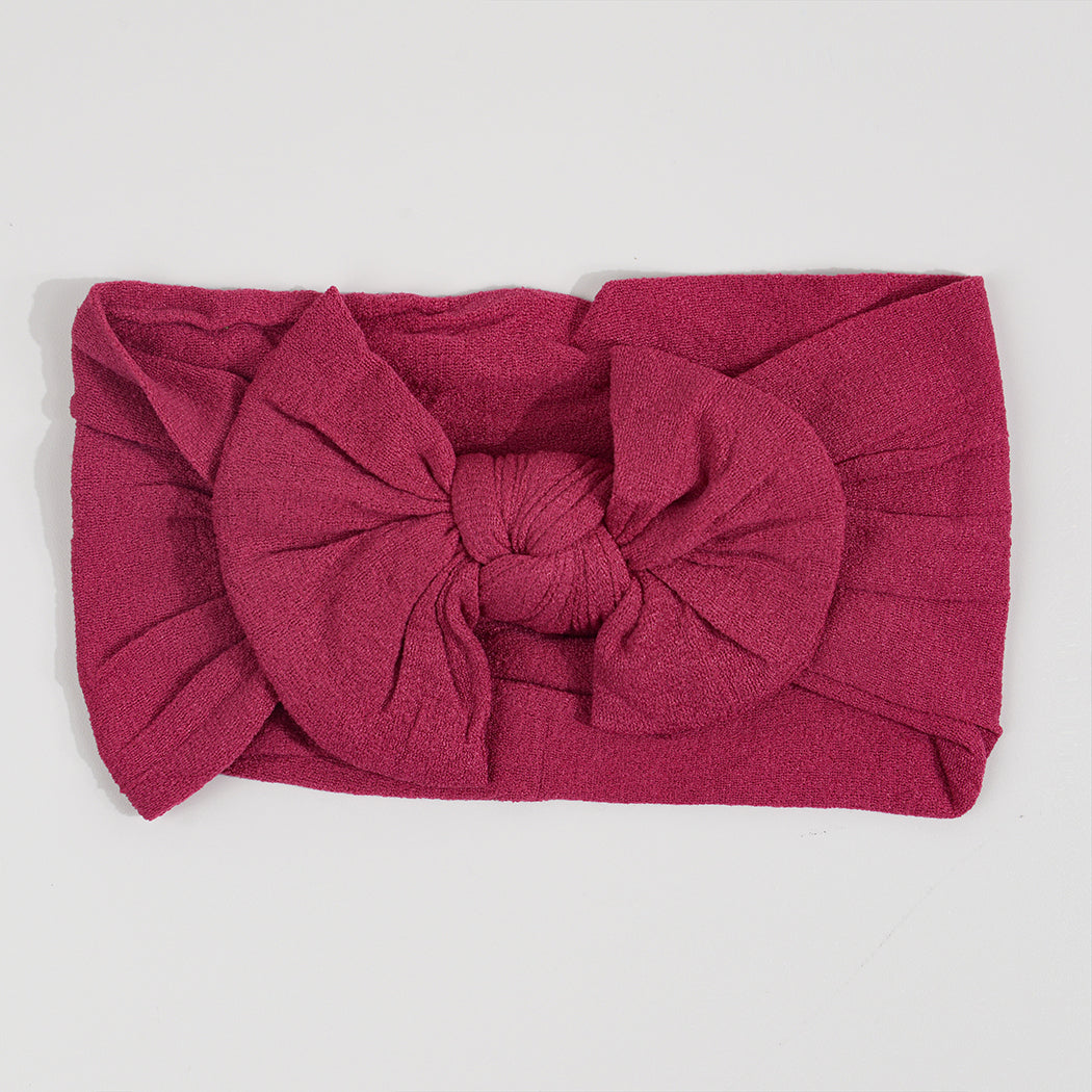 Tie-on headwrap, Bow Headband, Baby Shower