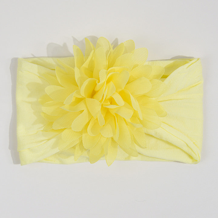 Flower Baby Headwrap Nylon Bow