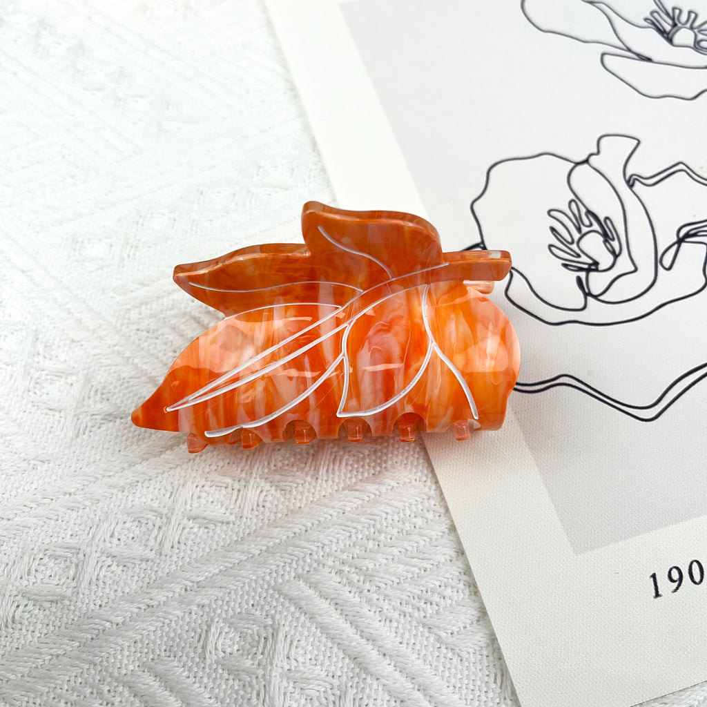 Maple Leaf Hair Clips Fallen Leaf Clip Autumn