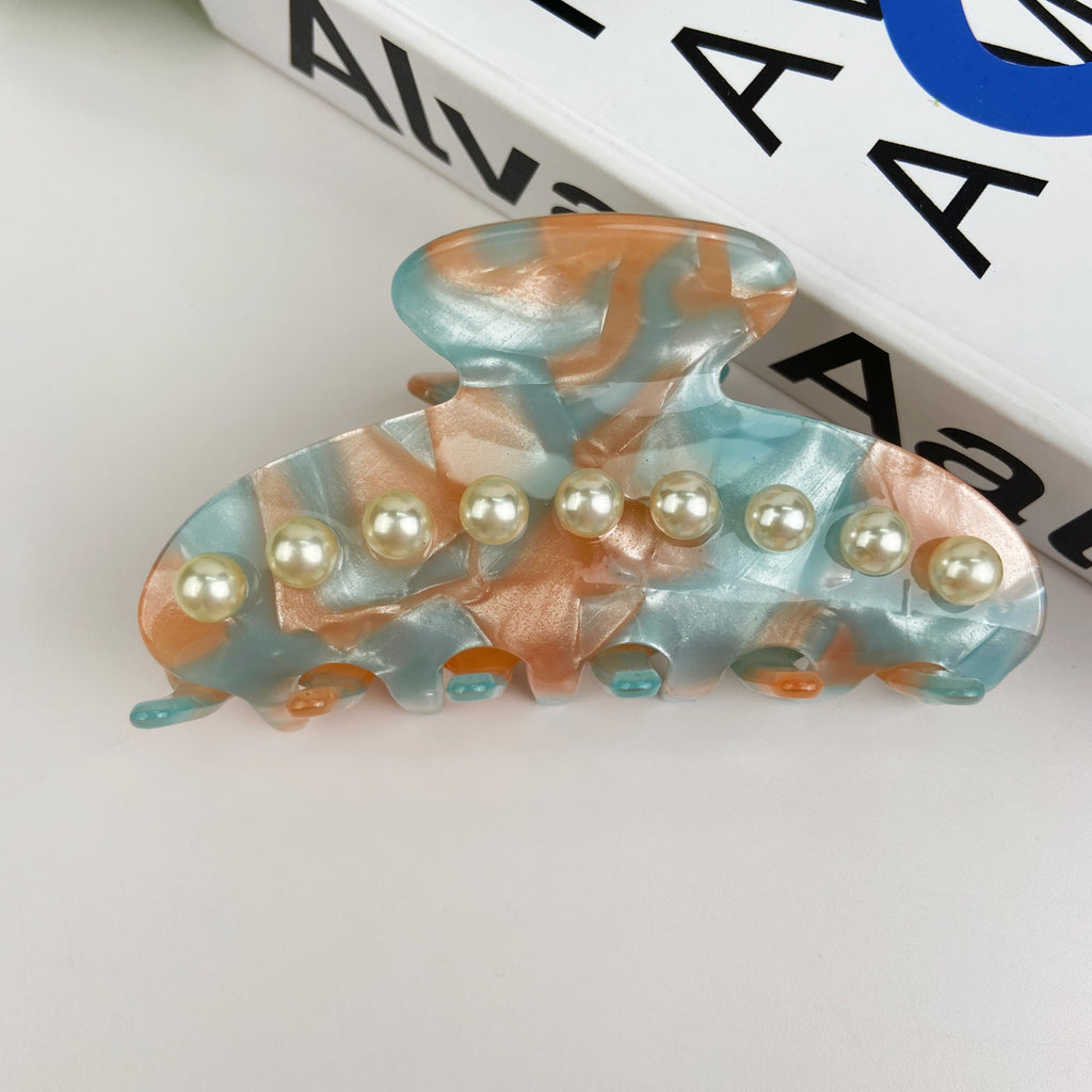 Simple Elegant Pearl Hair Clip