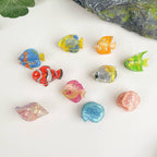 Conch Shell Barrettes Acrylic Side Clip Mini Clip