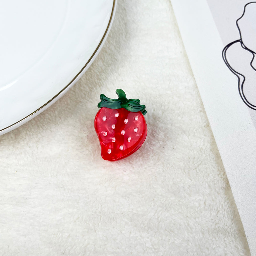 Acetate Fruit Small Hair Clip Cute Mini Claw Clip