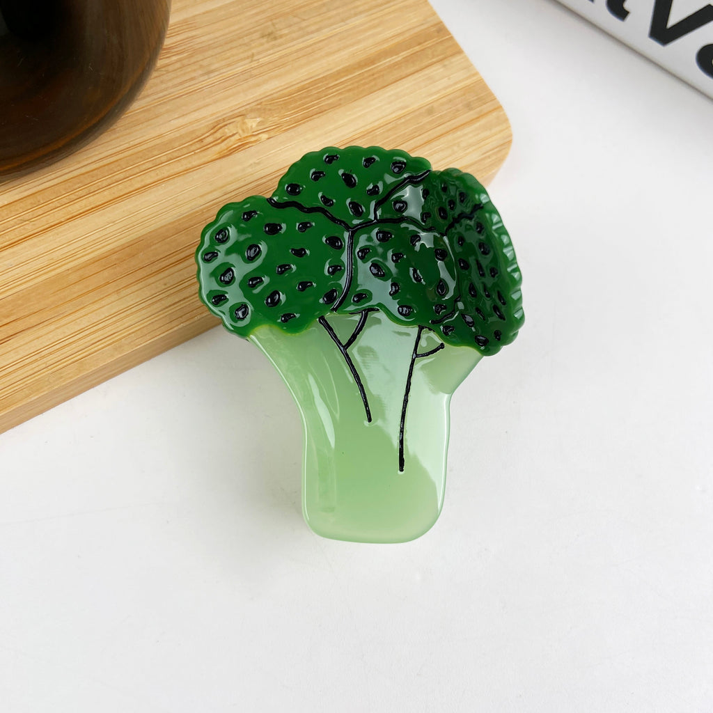 Broccoli Claw Clip Vegetable Hair Clips