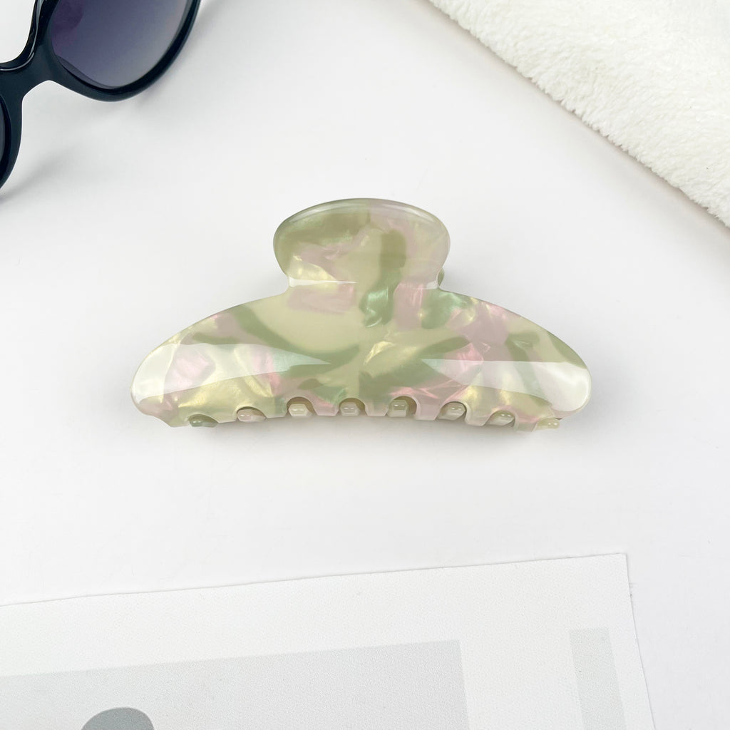 Water pattern simple acetate hair claw clip