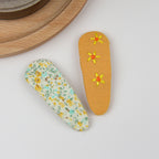 Floral BB Clip Embroidery Water Drop