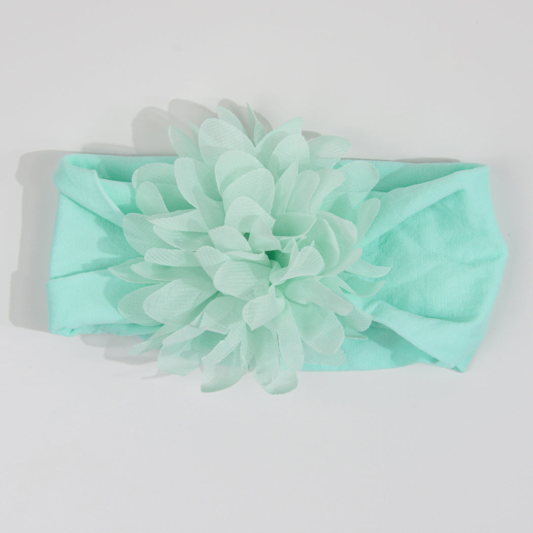 Flower Baby Headwrap Nylon Bow