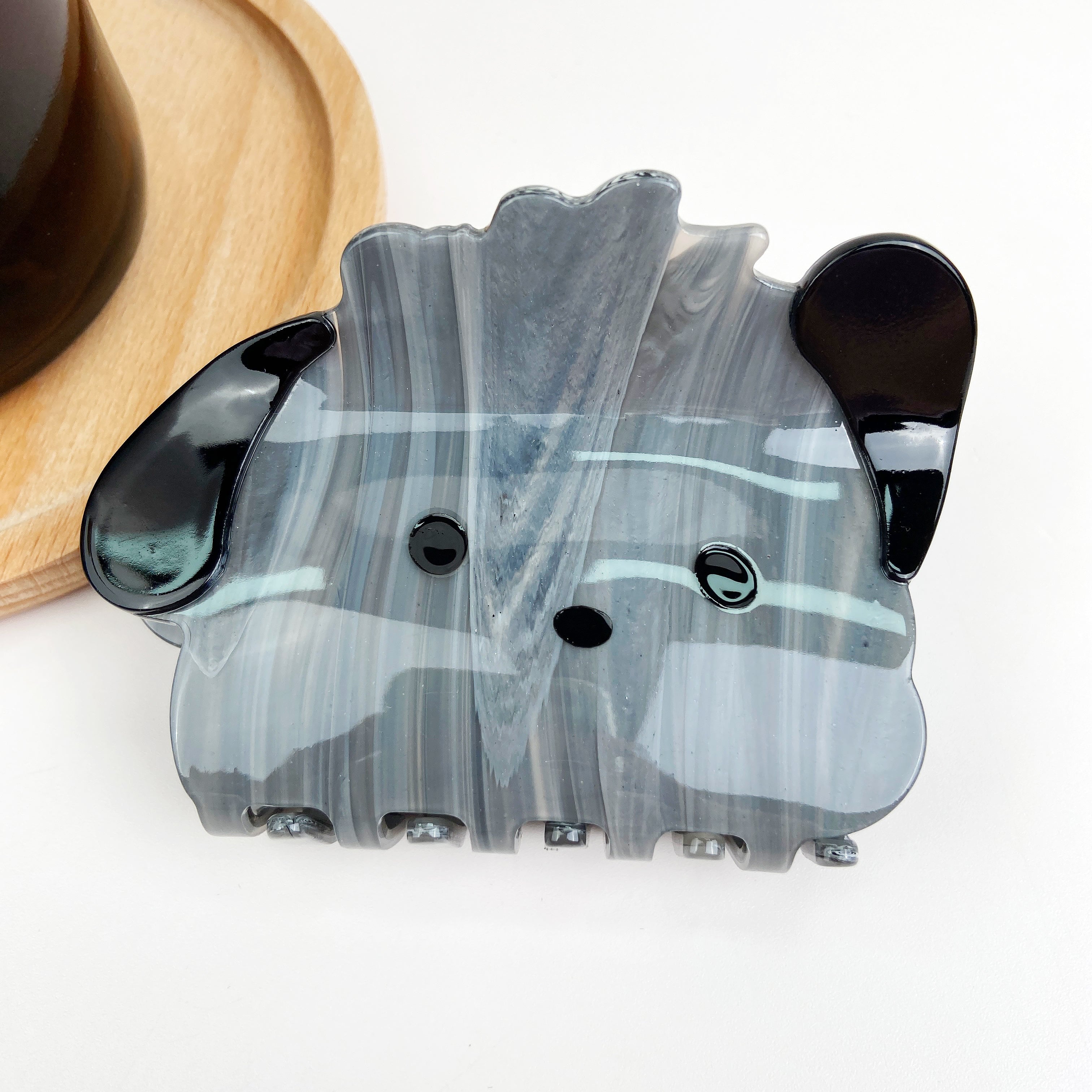 Acetate Cute Cartoon Dog Animal Hair Clips