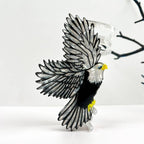 Fun Eagle Cow Crystal Barrettes Updo Shark Clip