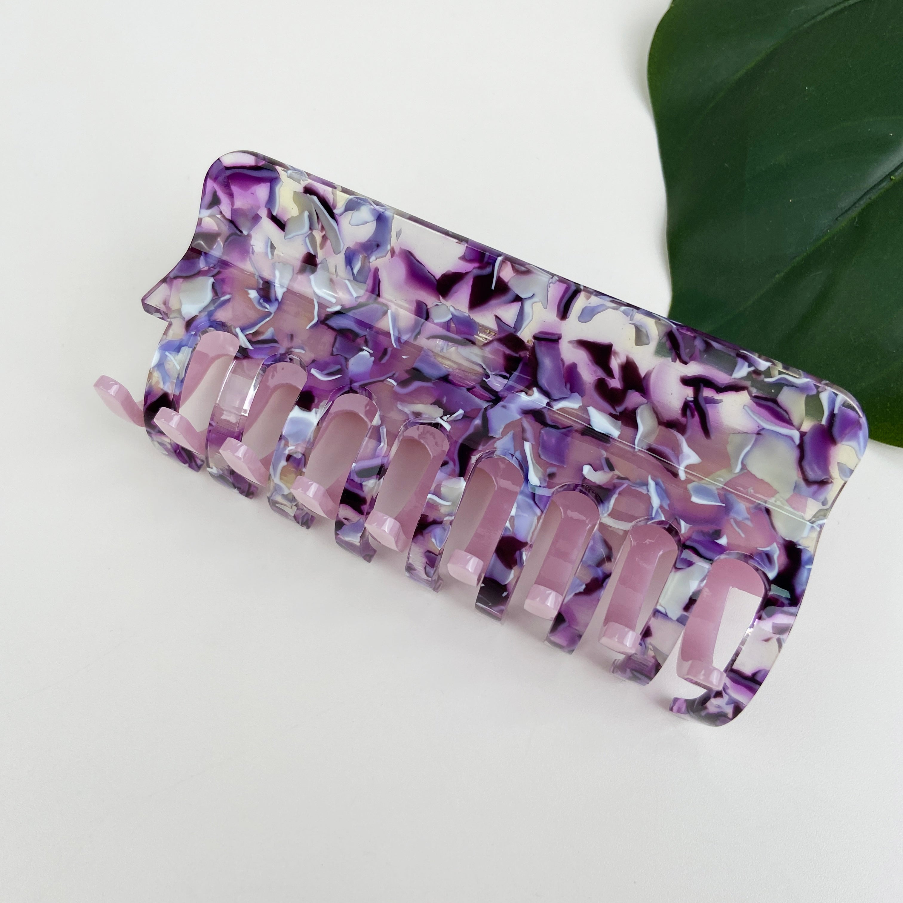 Acetate Vintage Oil Painting Hair Clip