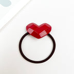 Acetate love hair tie spring sweet hair ties