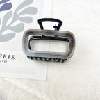 Square Acetate Metal Small Hair Claw Clip