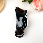 Süße Haarspangen aus Acetat mit Bärenmotiv, großer weißer Bär, Tierkrallenclip 