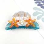 Acetate Pearl Shell Hair Clip Marine Life Series Claw Clips