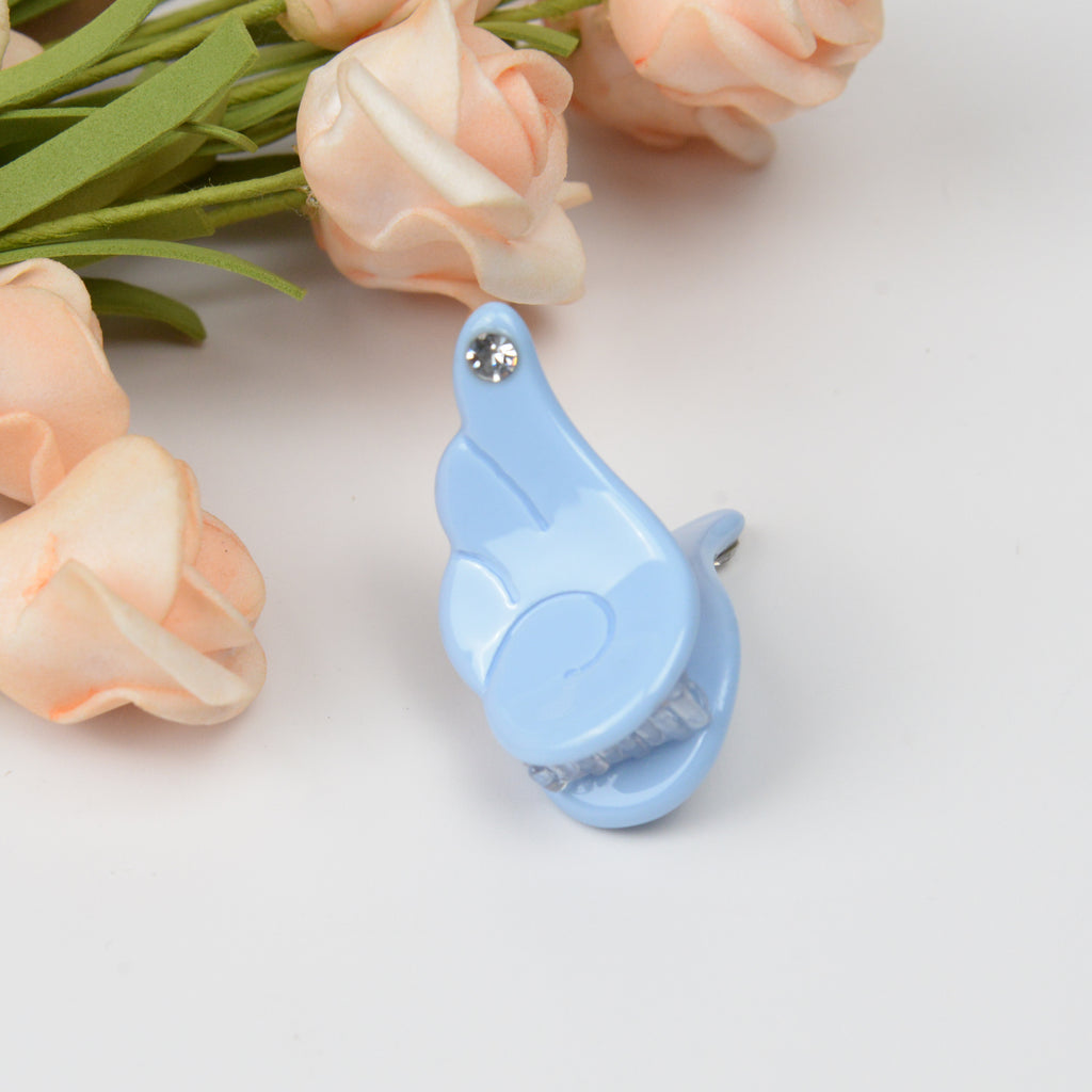 Cute Rhinestone Angel Wings Hair Clips