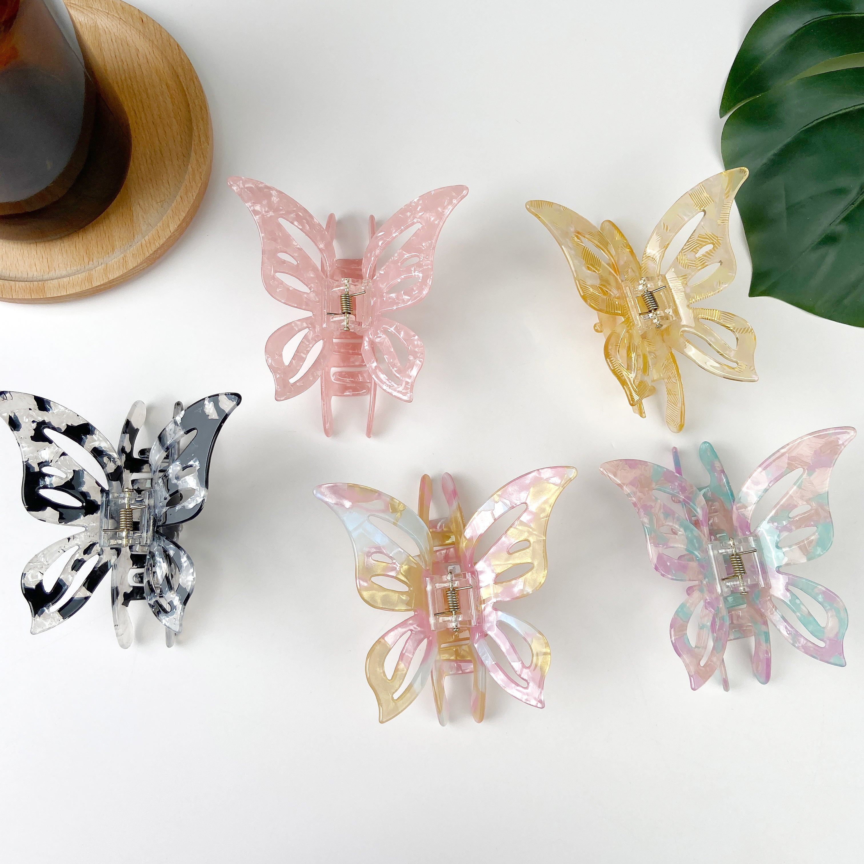 Color 3D Butterfly Hair Clip