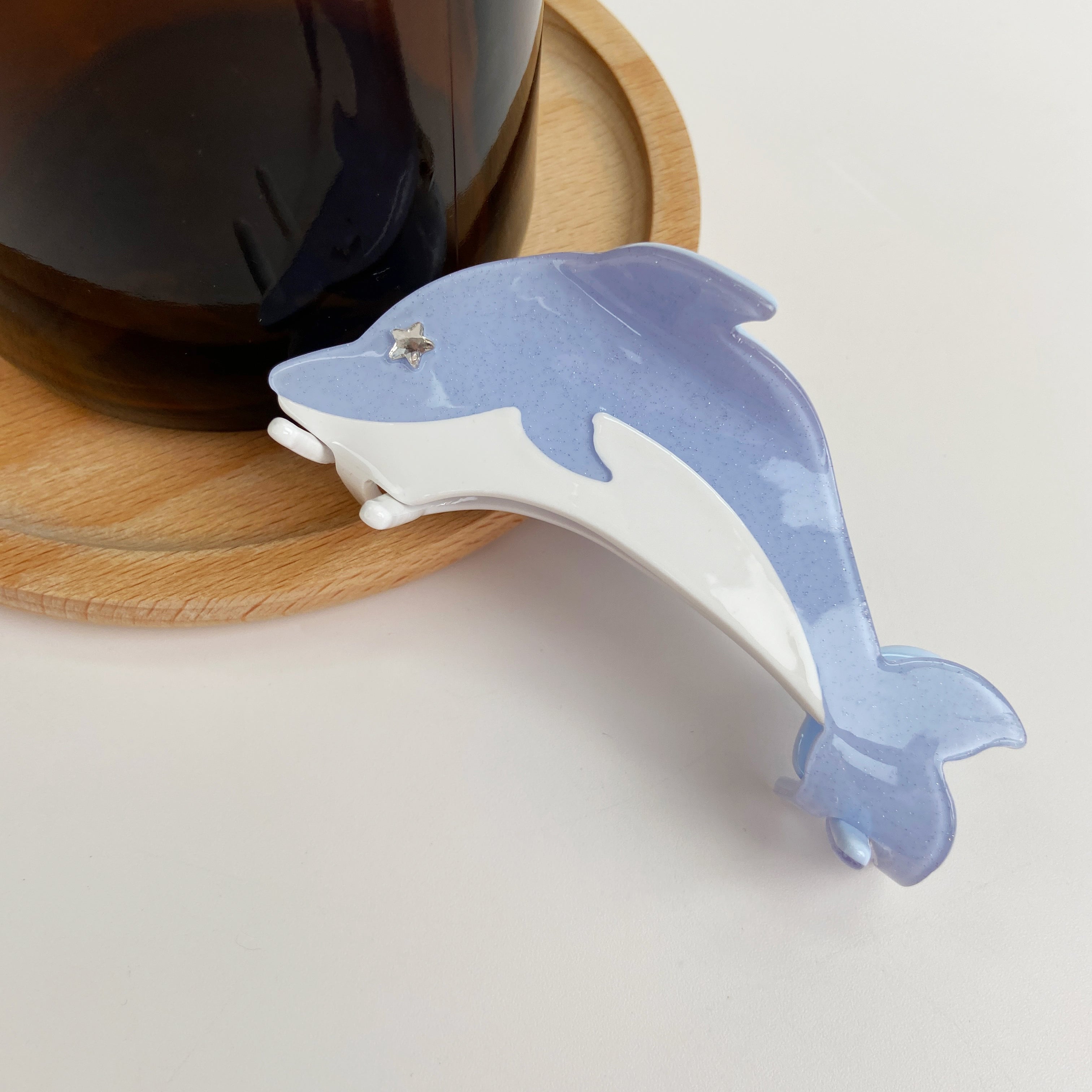 Acetate Dolphin Hair Clip